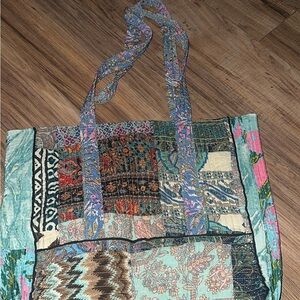 Bohemian Patchwork Tote Bag - Multicolor